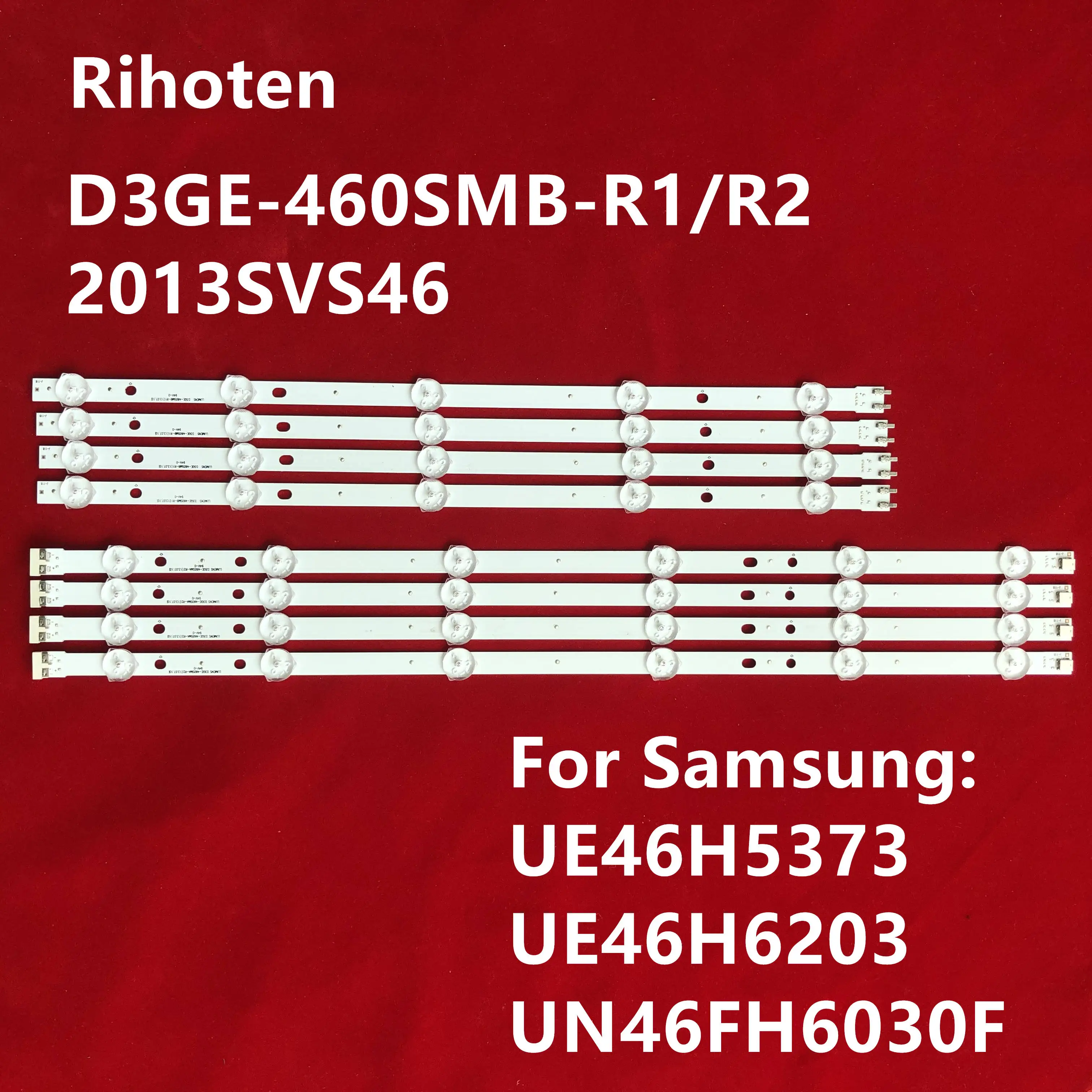 Новинка 5 наборов = 40 шт. светодиодных лент для подсветки Samsung UE46H5373 UE46H6203 UN46FH6030F Φ