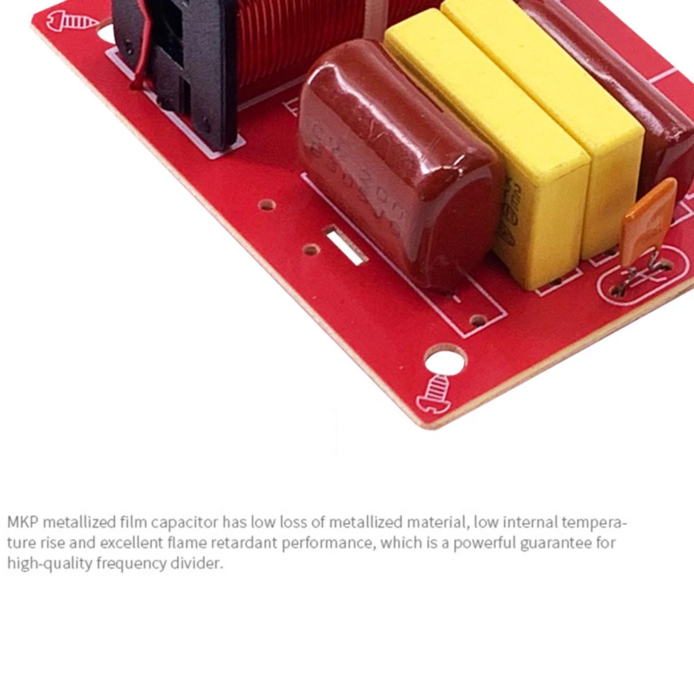 Делитель частоты для аудиоколонок полный диапазон ВЧ-басы 80 Вт 2-полосный