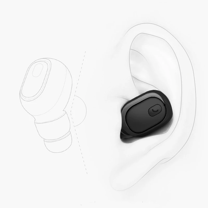 M & J Мини Bluetooth наушники с микрофоном беспроводная гарнитура музыкальные V4.1