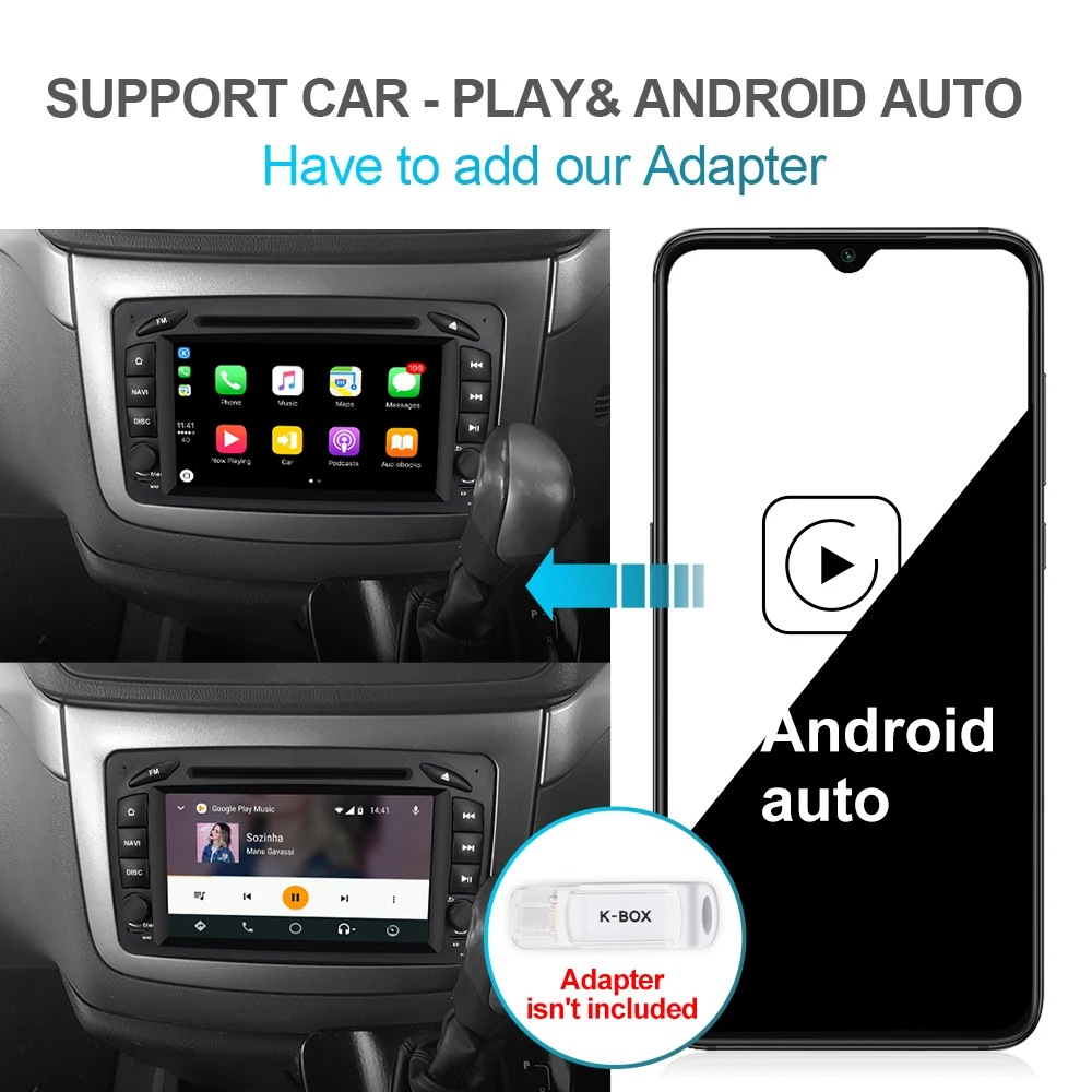 Автомобильный мультимедийный плеер Isudar PX6 2 Din Android 10 GPS для Mercedes Benz CLK W209 W463 W208 Vaneo