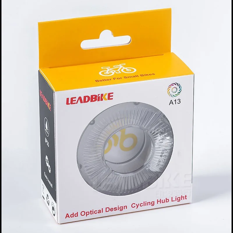 Параллельный светодиодный светильник для велосипедных колес 7 цветов 18 режимов