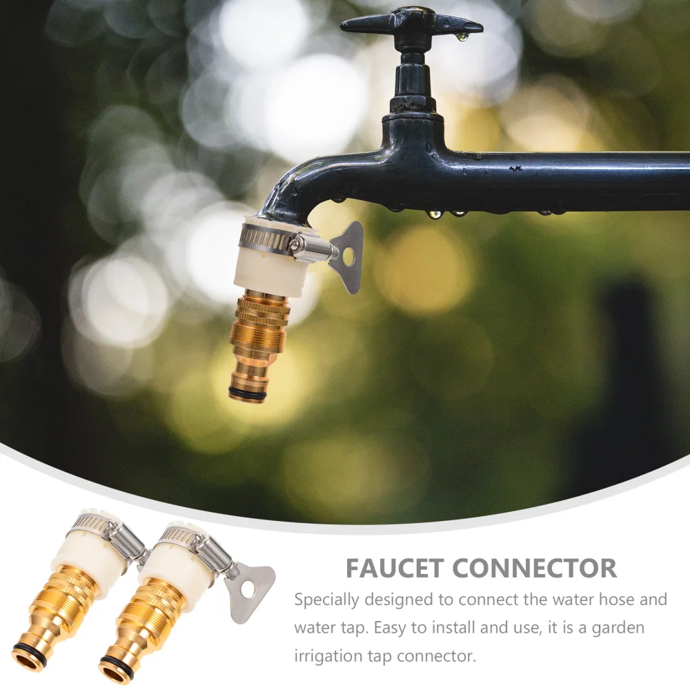 

2pcs Home Quick Connector Fittings Drip Micro Irrigation Fittings