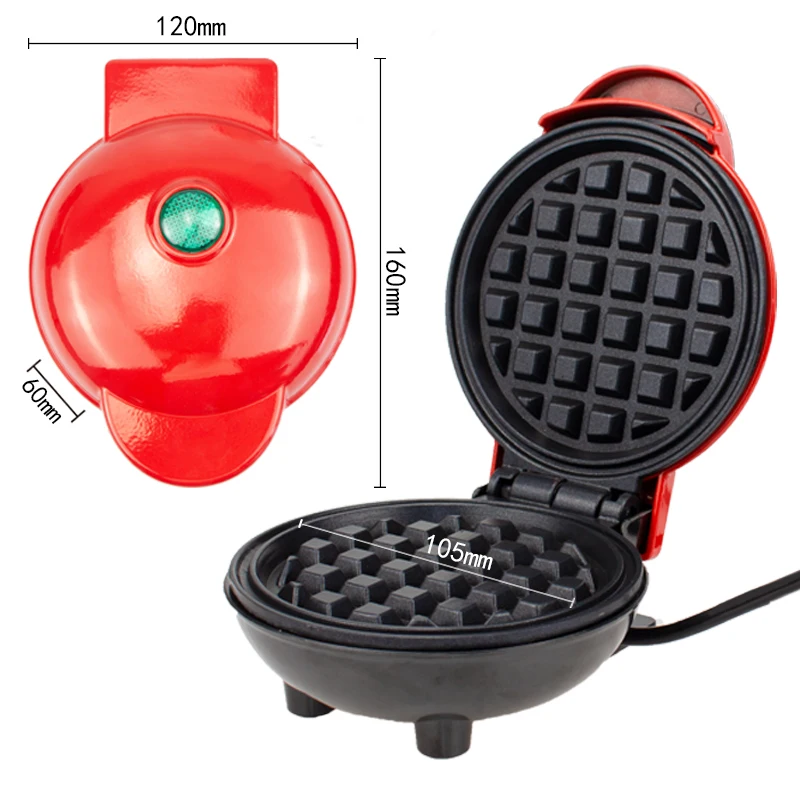 Online Pembuat Wafel Listrik Mini Mesin Wafel Sarapan Oven Kue Telur Gelembung Panci Oven Kue Telur Mesin Eggette Panci Wafel Mini