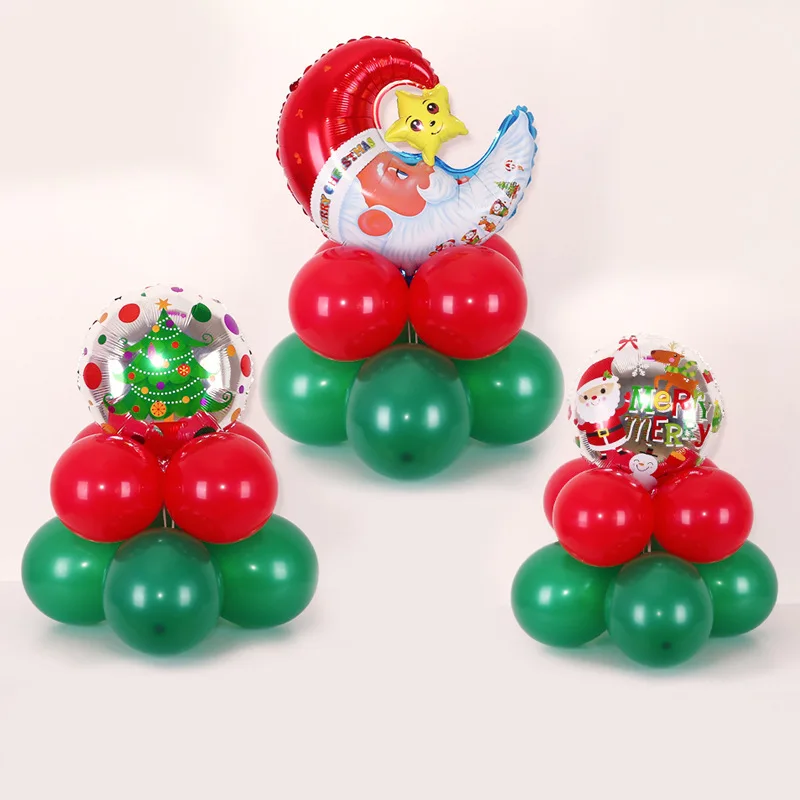Рождественские воздушные шары дорожный светодиодный набор магазин воздушных