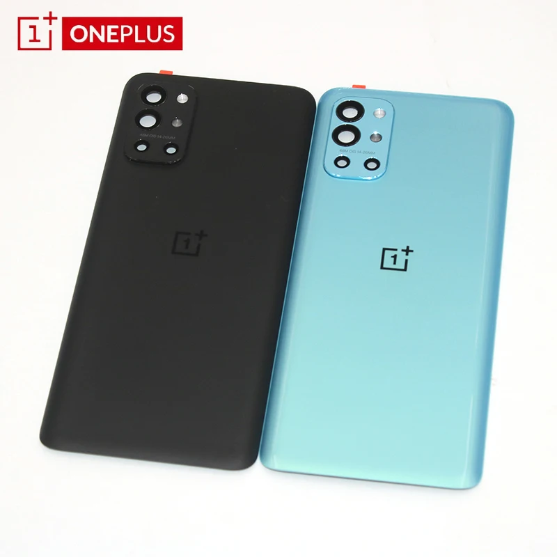 

Новое оригинальное заднее стекло Oneplus 9R, задняя крышка корпуса, сменная задняя крышка батарейного отсека с объективом камеры 1 + 9R LE2101 6,55 дюйм...