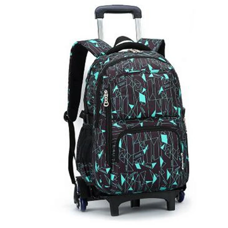 Kids Rolling School Bags Children Trolley Schoolbag with Wheels Primary Boys Travel Luggage Bags On Wheels;mochilas con rueda
