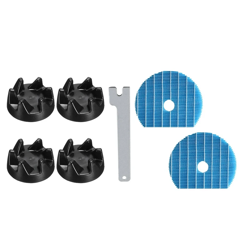 5Pcs Blender Coupler And Spanner Kit Replacement Parts With 2Pcs For Sharp FZ-G60MFE Humidifier Filter |