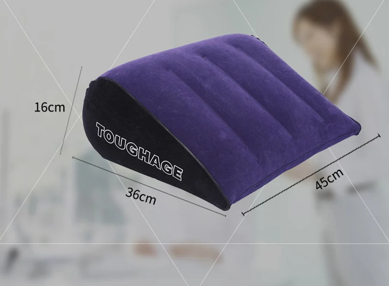 Секс игрушки для пары синяя надувная подушка секс Подушка Клин треугольник