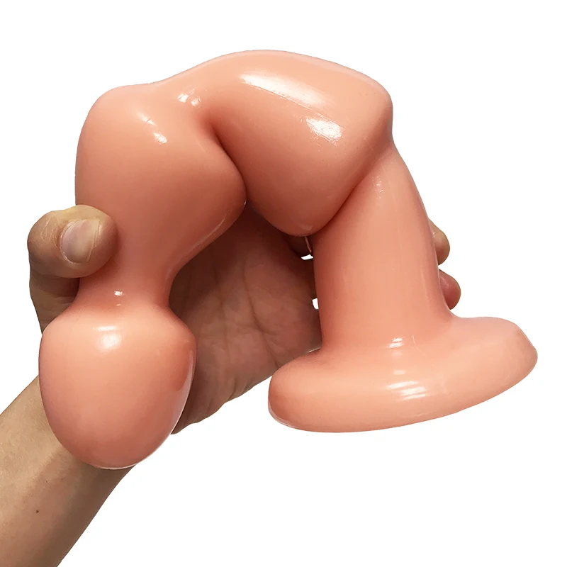 Большая Анальная пробка из мягкого силикона большой анальный вагинальный
