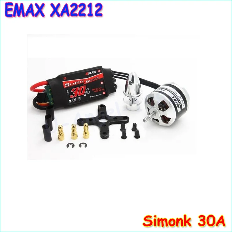 Мотор EMAX XA2212 820KV 980KV 1400KV с Simonk 30A набор ESC для радиоуправляемого квадрокоптера F450 F550
