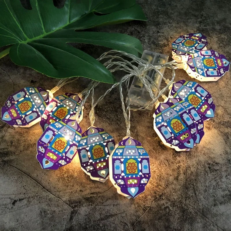 

Ramadan LED String Lights Creative Leds Light for Outdoor Holiday Party Decors Color Printing Warm White Festoon Fashion Luces