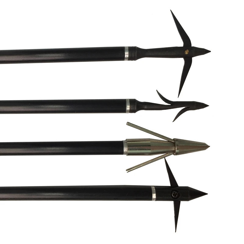 Стрельба из лука Рыбная ловля стекловолокна стрелы позвоночника 500 наконечники