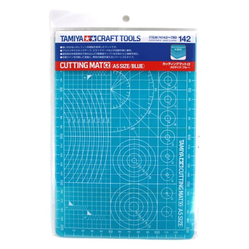

Tamiya 74142 A5 Size Cutting Mat Craft Tool Blue for Plastic Model Tool