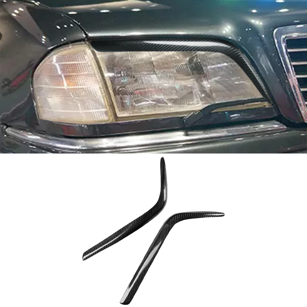 

Light Eyebrow Decoration Cover Trim Sticker Decal for Mercedes W 202 Car Exterior Accessories