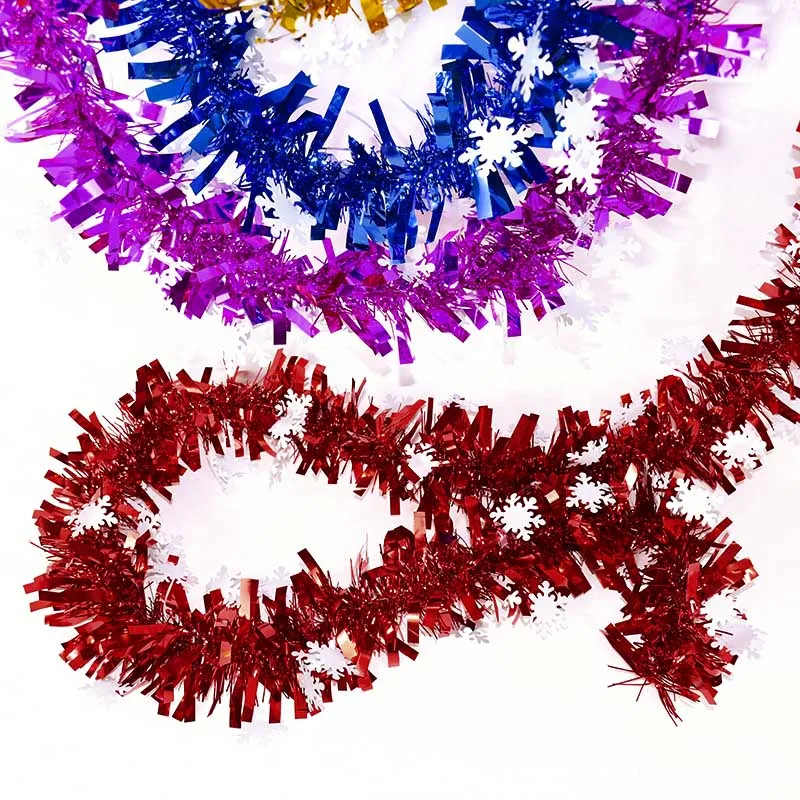 

Гирлянда из ротанга и металлической фольги, 180 см