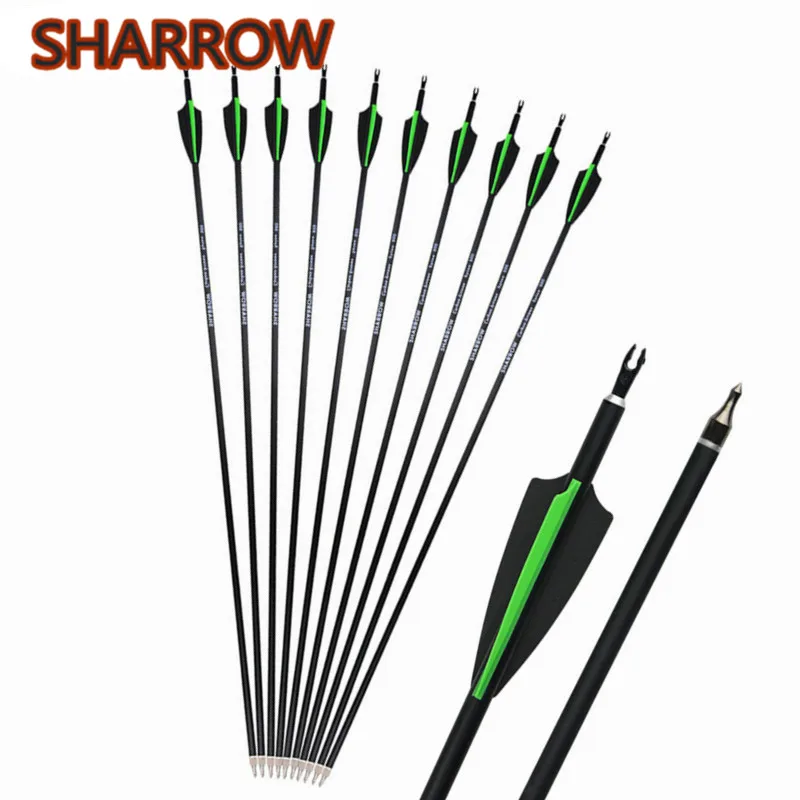 12/24 шт. сменные стрелки с углеродным валом | Спорт и развлечения