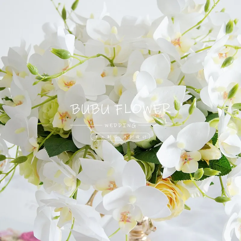 Свадебное украшение цветок реквизит в виде стены арки полка искусственный шелк