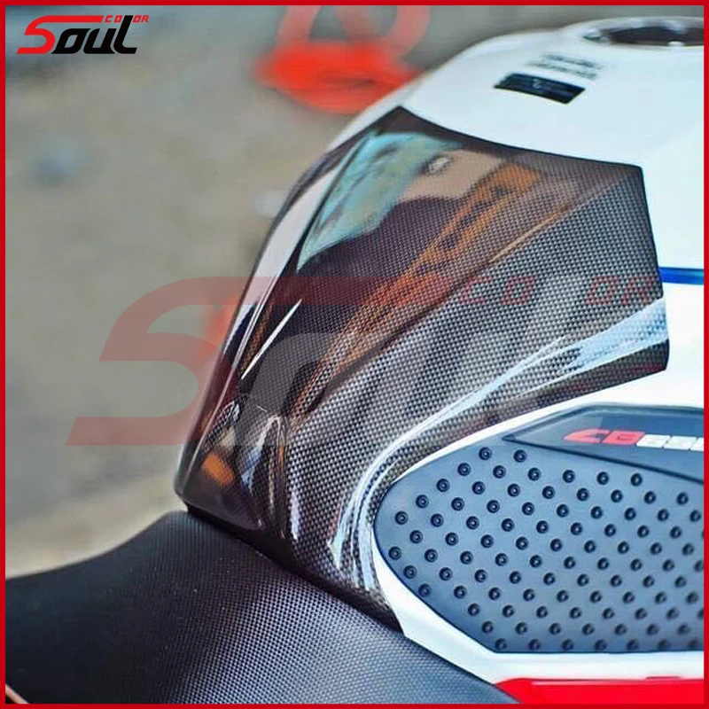 Motorcycle Carbon Fiber Tank Pad Sticker Tank Protect Cover Guard Fits For Honda CB650F 14-18 CBR650F 2014 2015 2016 2017 2018