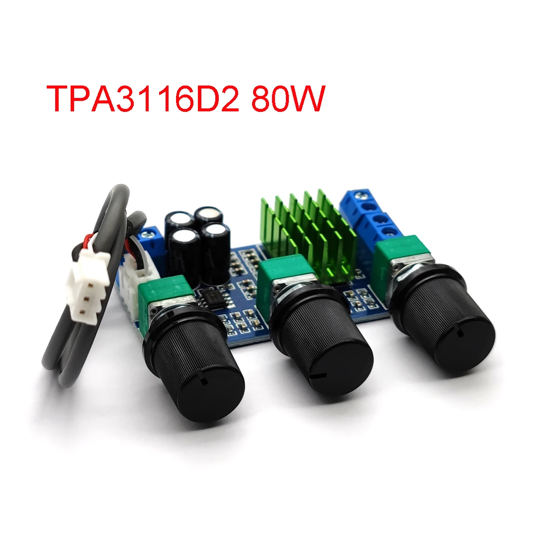 DC 12 В до 24 2X80W XH-M567 TPA3116D2 двухканальная плата цифрового усилителя с высокой и