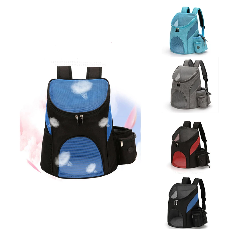 

Складная сумка для кошек и собак, уличный рюкзак для переноски, нагрудная сетчатая сумка, рюкзак большой емкости для маленьких собак и кошек