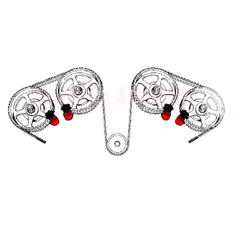 

5 Pcs Car Engine Cam Timing Locking Tool Set Universal Cam Camshaft Lock Holder automotive timing belt disassembly tools