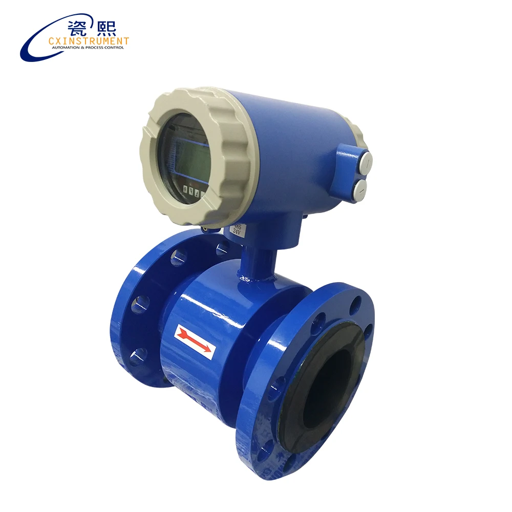 DN65 электромагнитный расходомер из углеродистой стали с импульсом и выходом 4 20