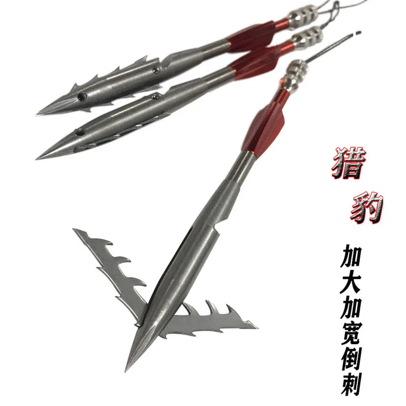 Рыболовные дротики из нержавеющей стали треугольный задний хвост глубоководные