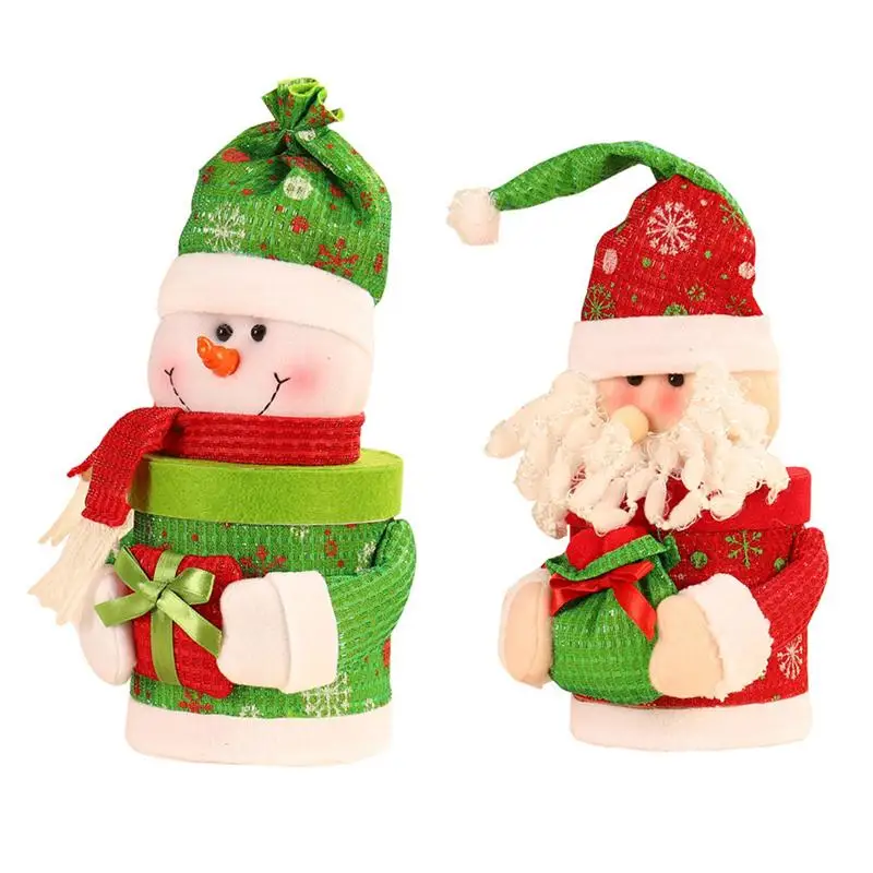 2 шт. коробки для конфет в виде Санта Клауса|Подарочные сумки и упаковка| |