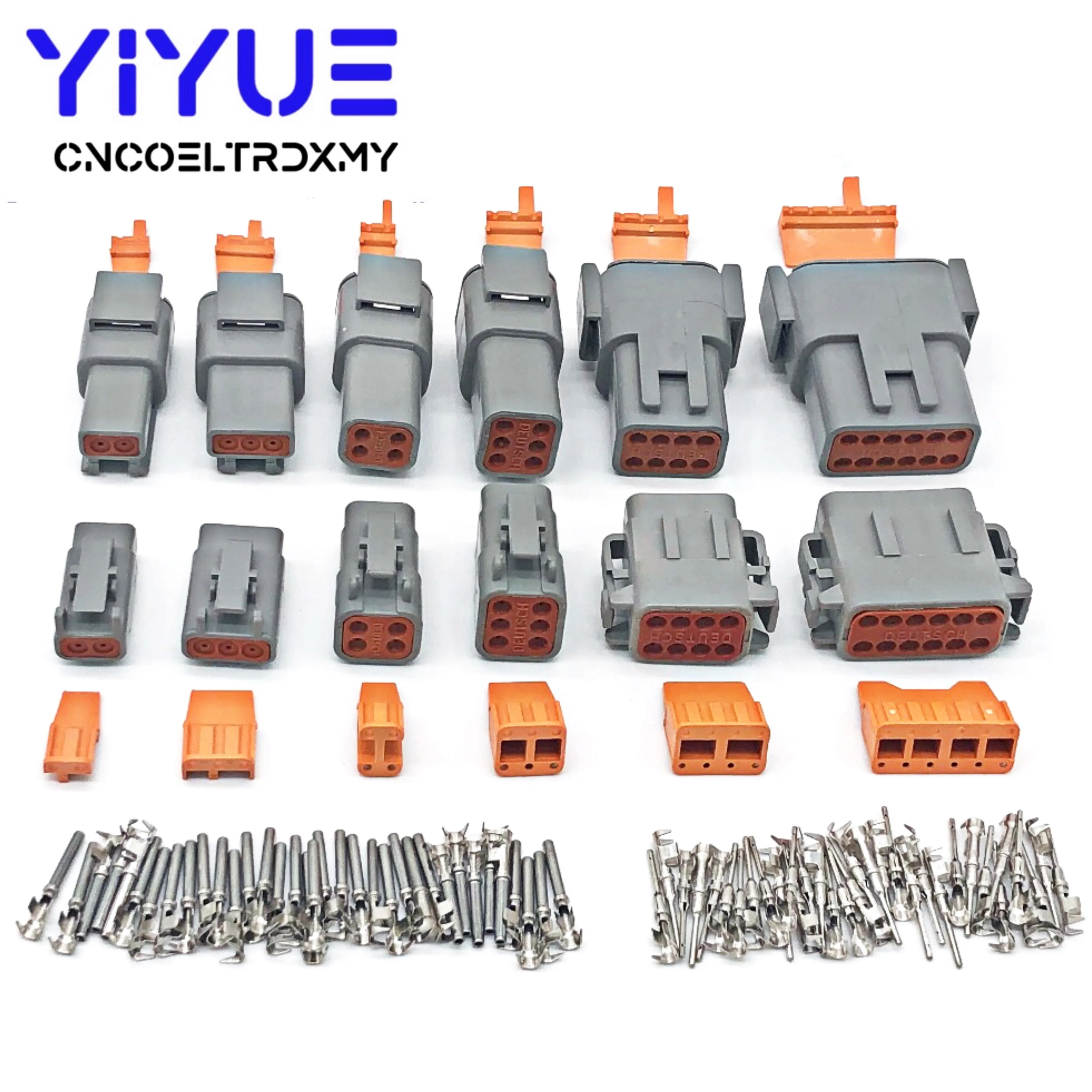 

Deutsch DTM 2-12P DTM06-2/3/4/6/8/12S DTM04-2/3/4/6/8/12P 20-24awg Waterproof Connector Automotive Sealed Plug with pins