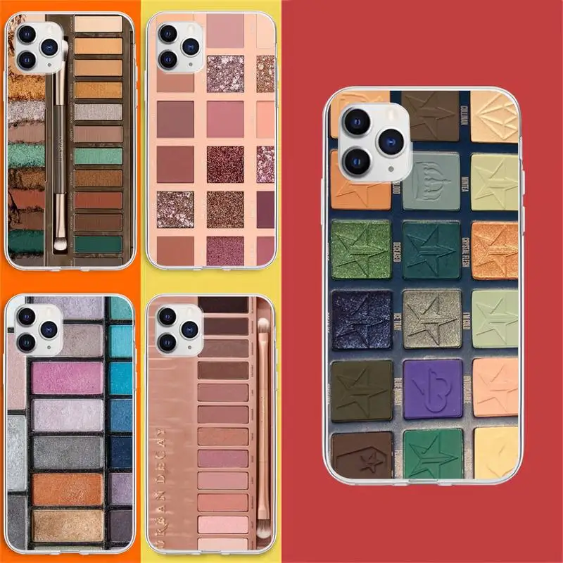 

Glam Makeup Eye Shadow Box Phone Case For Iphone 5 SE 2020 6 6s 7 8 plus X Xr XS 11 12 Mini Pro Max Fundas Cover