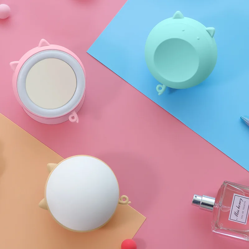 

2020 Warm Winter Gift New Fashion Cute Fat Hand Warmer USB Simple Mini Portable Makeup Mirror Charging Warm Baby Hand Warmer