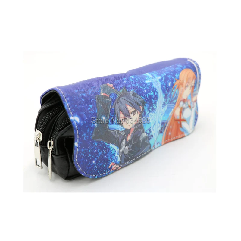 Аниме меч искусство онлайн Карандаш сумка Кирито & Yuuki Асуна Мультфильм