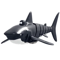2 4g 4 channel high speed remote control boat simulation shark boat with light effects underwater game toys