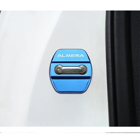 Чехол-наклейка на дверной замок для Nissan Almera G15 N16, аксессуары для автостайлинга