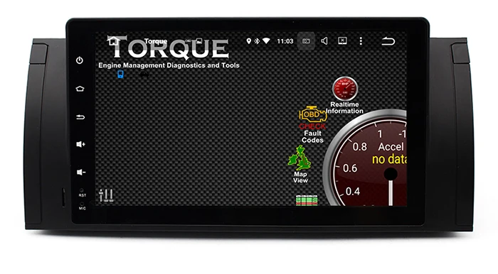 9 дюймовый автомобильный DVD плеер с восьмиядерным процессором Android 8 0 для BMW X5 E53 E39