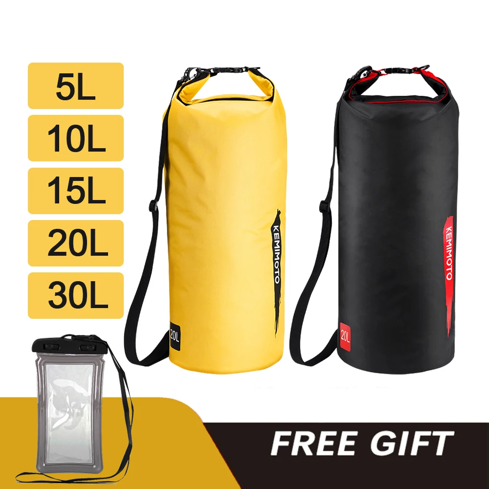 Водонепроницаемая сумка из термополиуретана сухая 5 л 10 15 20 30 складная пляжная