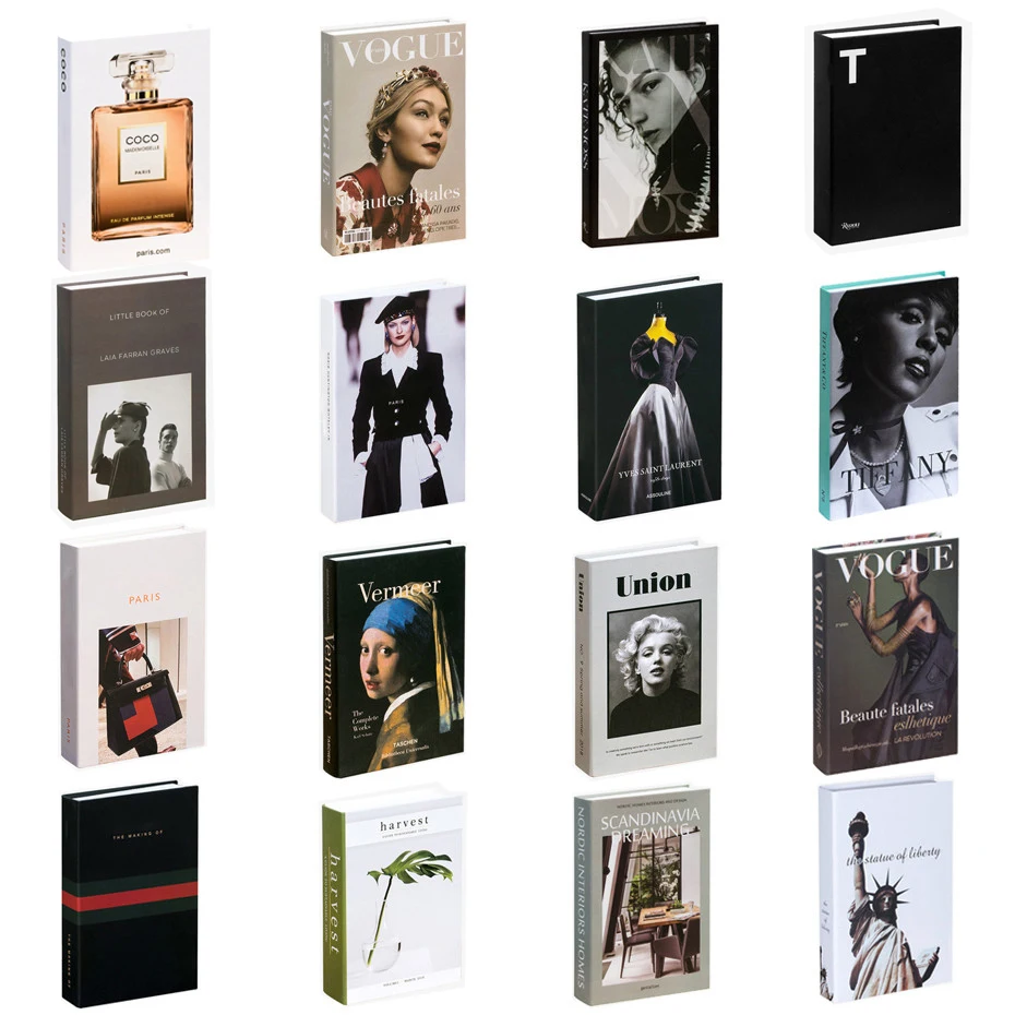 

Fake Book Box Openable Luxury Brand Simulation Book Props Book Decoration Model Creative Home Living Room TV Cabinet Decoration