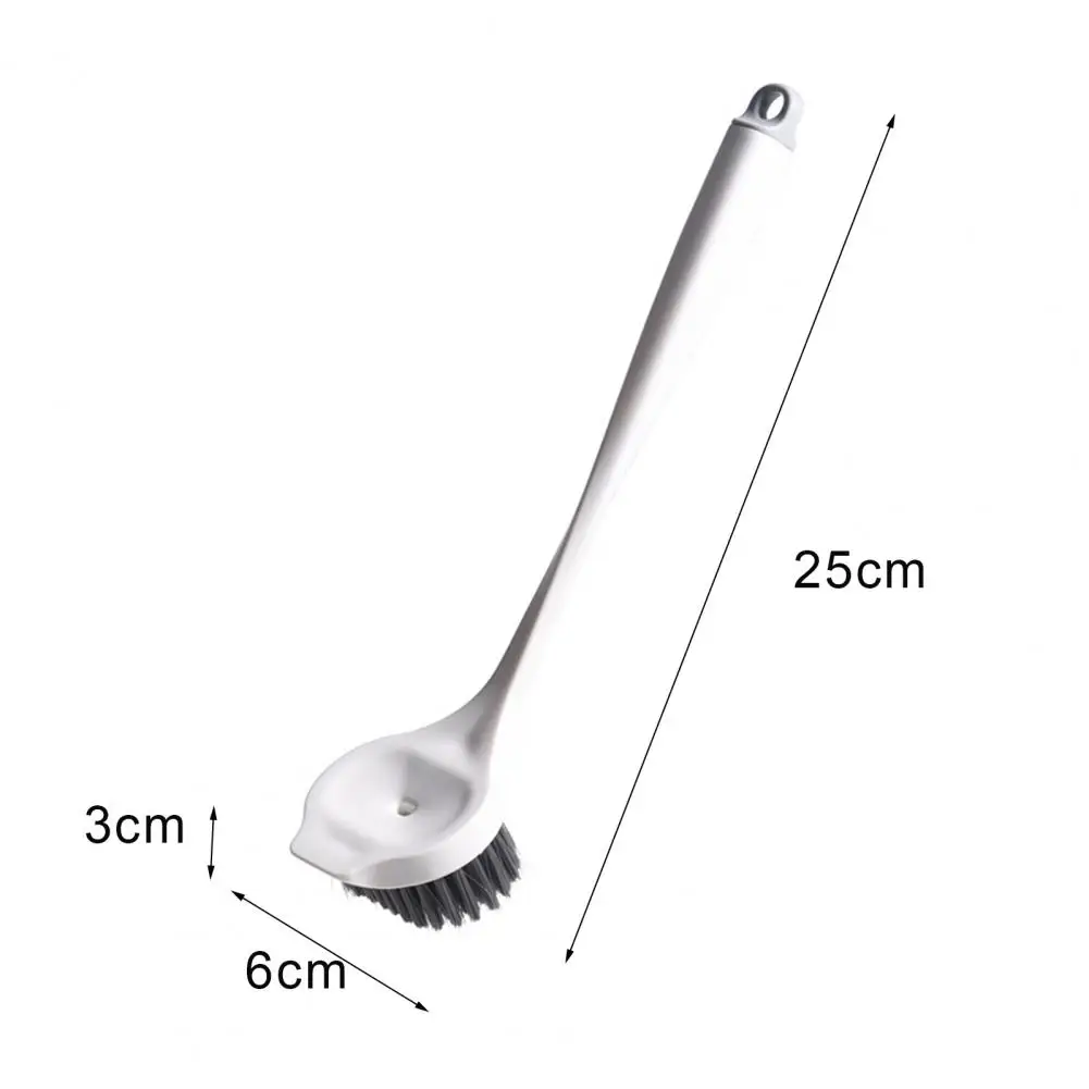 

Durable Cleaning Brush Multifunctional Ergonomic Design Hanging Hole Long Handle Dishwashing Brush for Kitchen Household