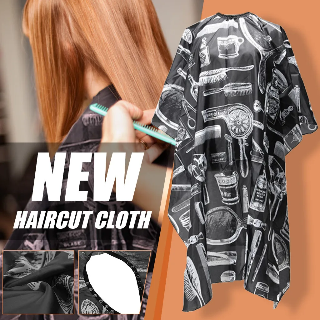 

Printed hair corset Adults Salon Hair Cutting Gowns Barber Capes Waterproof Apron Bib Hairdresser Barber Apron Hairdressing#0710