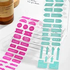 1 лист ассорти цветов простые маркерные наклейки для планировщиков дневник в стиле Скрапбукинг поделки