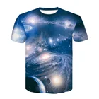 Брендовая футболка galaxy space, забавная 3D футболка 2021, Заказная Мужская китайская футболка galaxy с китайским принтом, китайская футболка