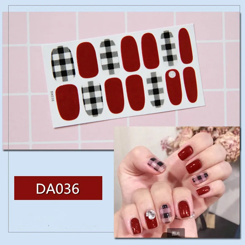 Наклейки для ногтей 14 типсов |