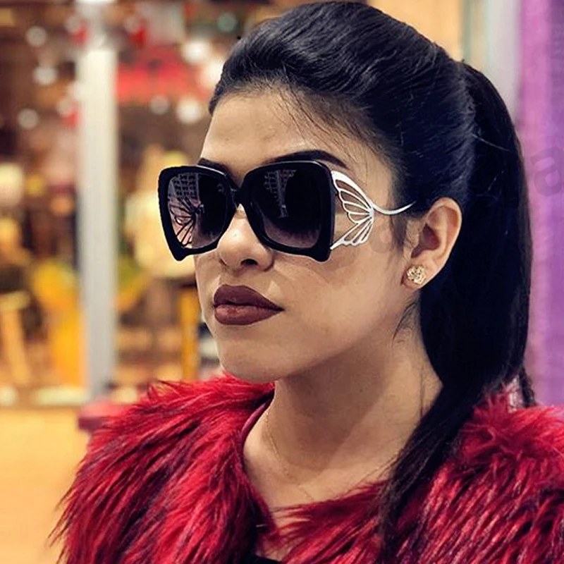 Сексуальные шикарные Квадратные Солнцезащитные очки для женщин люксовый бренд