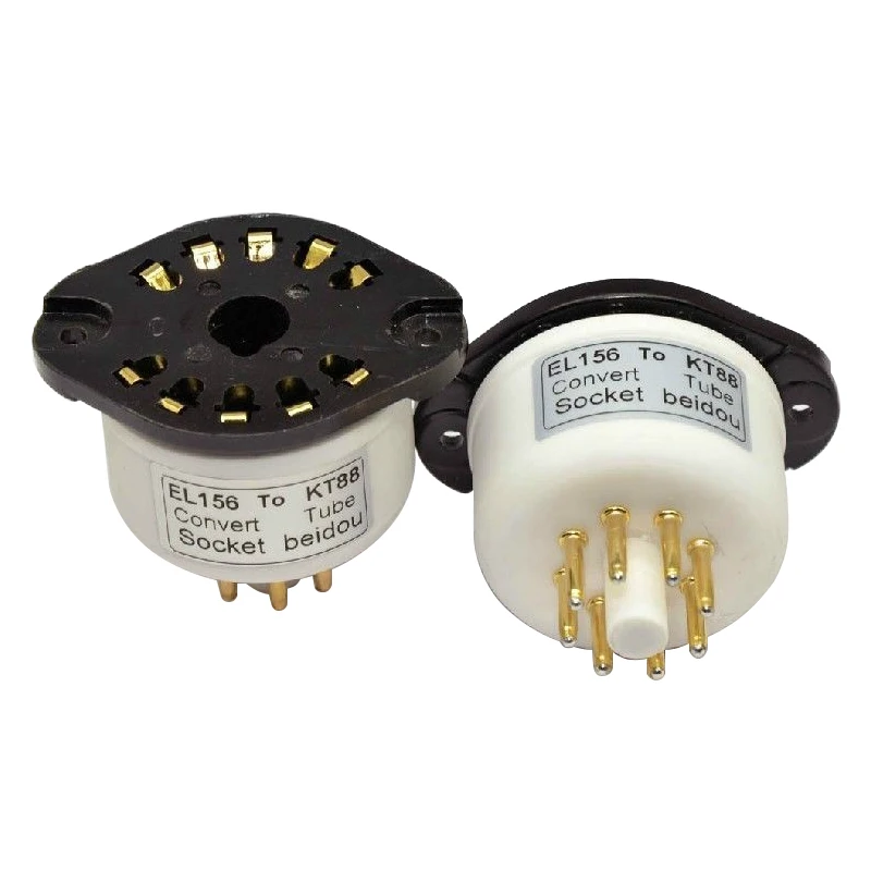 1 шт. EL156 к KT88 10Pin 8Pin вакуумной трубке преобразования гнездо адаптера|vacuum tube|kt88 vacuum