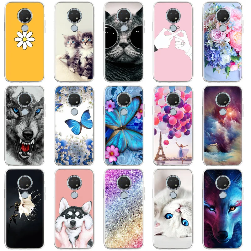 

For Nokia 6.2 7.2 Case Cute Soft TPU Back Cover For Case Nokia 5 5.1 5.3 5.4 7 7.1 Plus 7.3 Phone Cases Silicone Bumper Coque
