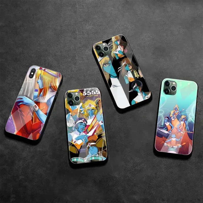 HUAGETOP мультфильм аниме Interstella 5555 чехол для телефона из закаленного стекла iPhone 11 Pro
