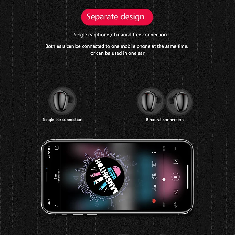 TWS Bluetooth Earphones Wireless Headphones Blutooth V5 Earphone Handsfree Headphone Sport Earbuds Gamer Headsets Phone with mic |