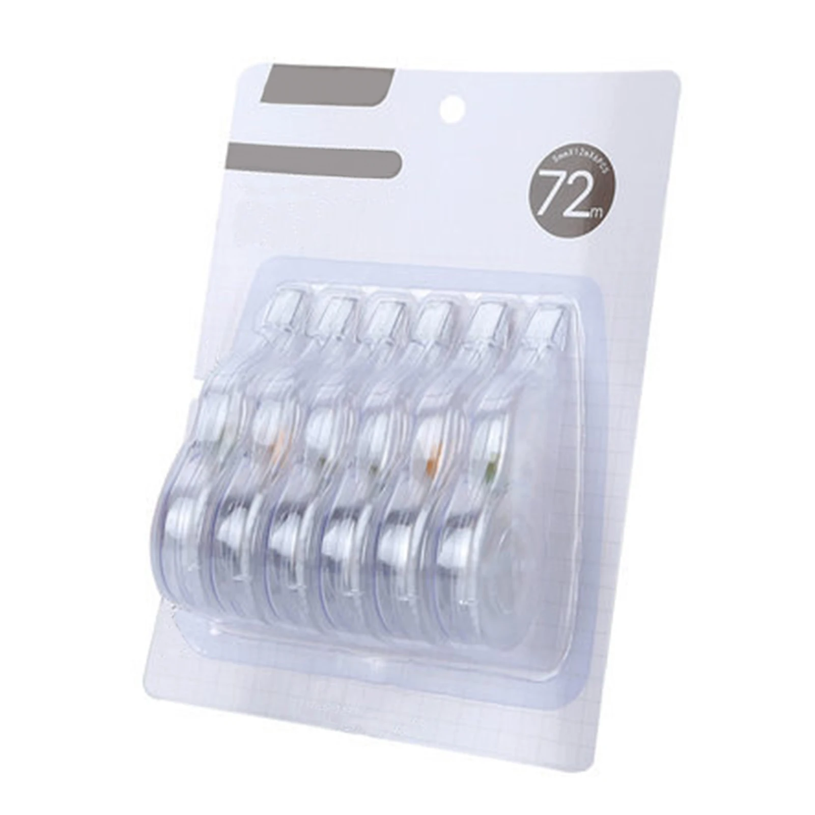 

6 шт 5 мм x 12m роликовый Портативный карман заметок коррекции ленточная маркировка дома для студентки; Белый цвет; Стикеры Скрапбукинг записи