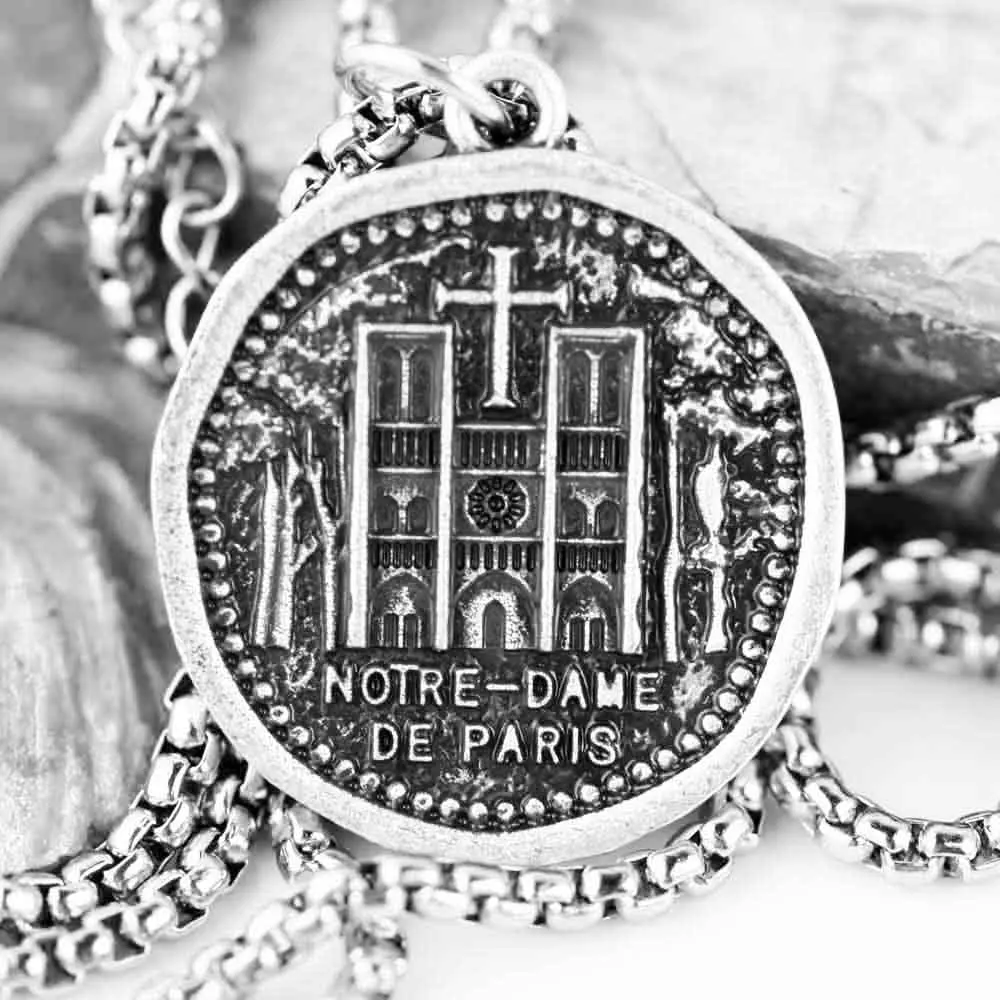 Нотр Дам де ожерелье из Парижа Святая Церковь французский Мемориальный собор