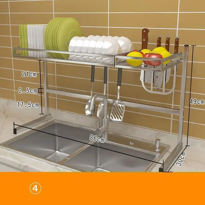 De Keuken губчатая мойка Органайзер Cucina Etagere из нержавеющей стали Cocina Cozinha кухонный